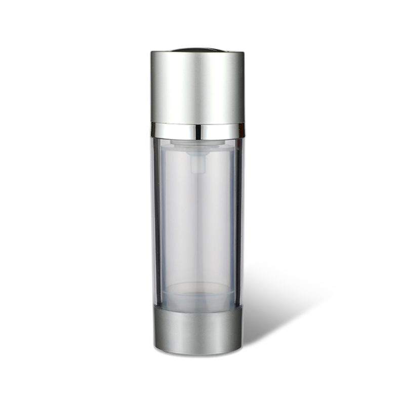 Pompe rotative de luxe ronde bouteille airless double paroi emballage cosmétique YH-L30J