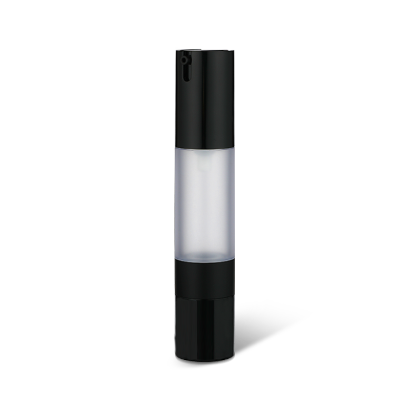 Flacon airless rond classique avec emballage de fond de teint au pinceau YH-L006-B，20ml