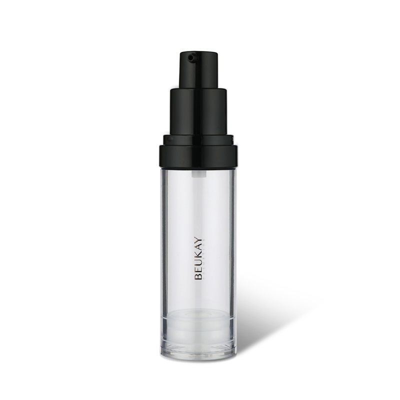 Emballage de soin de la peau bouteille airless cylindre classique YH-L004，30ml
