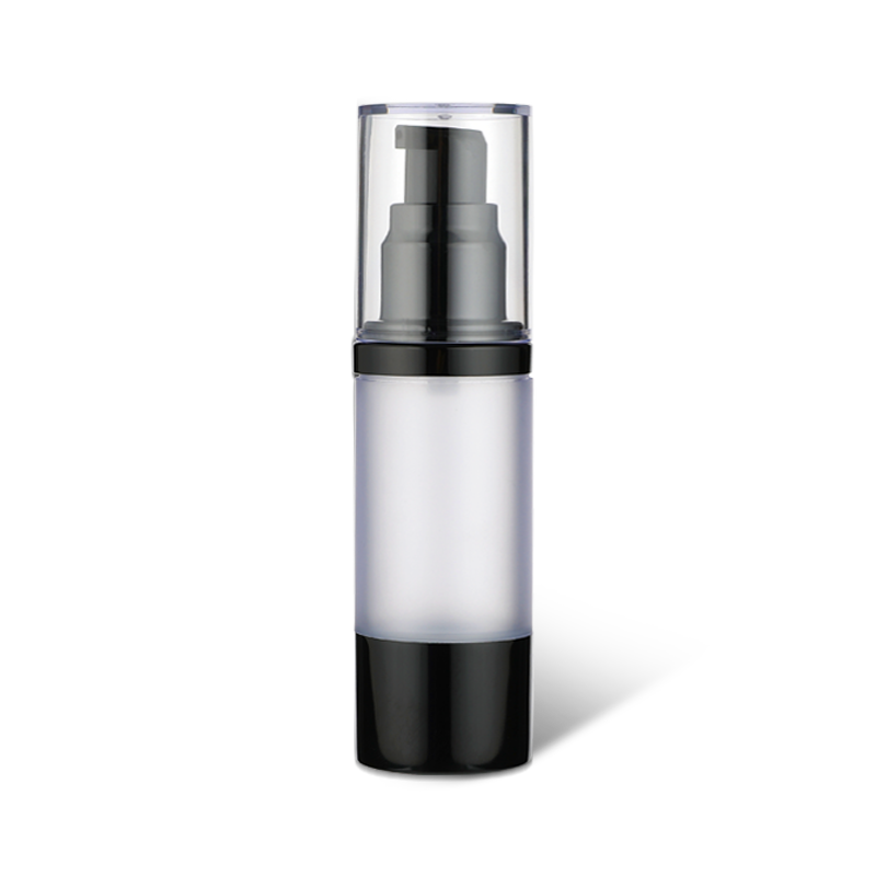 Emballage cosmétique de soin de la peau de bouteille d'airless en aluminium de cylindre 30ml YH-L30B