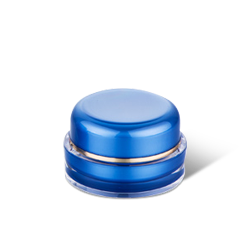Pot de crème acrylique à double paroi classique emballage de pot de soin de la peau YH-CJ001,15G