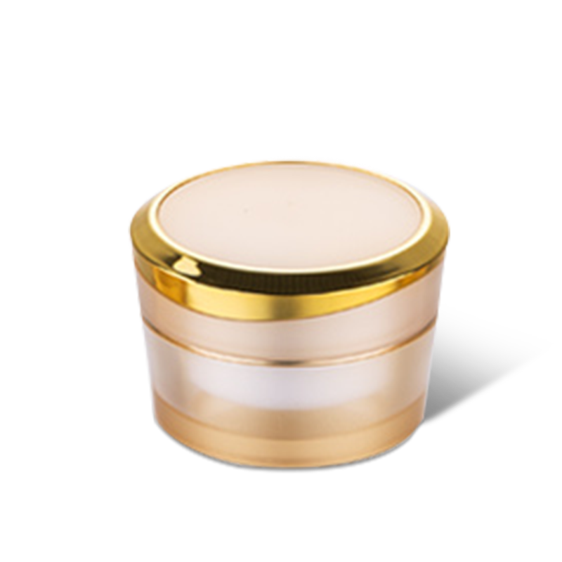 Double paroi de luxe avec anneau pot de crème acrylique pot de soin de la peau emballage YH-CJ006,30g
