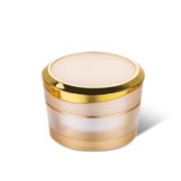 Double paroi de luxe avec anneau pot de crème acrylique pot de soin de la peau emballage YH-CJ006,30g