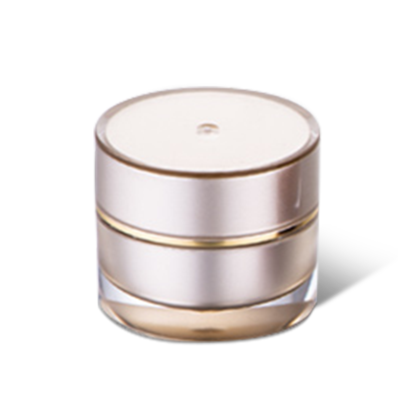 Pot d'échantillon pot de crème acrylique à double paroi emballage de pot de soin cosmétique YH-CJ007,5G