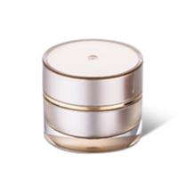 Pot d'échantillon pot de crème acrylique à double paroi emballage de pot de soin cosmétique YH-CJ007,5G